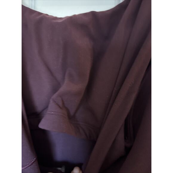 Athleta Salutation Bodysuit pant Spiced Cabernet NWT $129 Large pad bra pockets - Picture 10 of 16